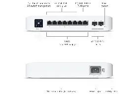 Ubiquiti UniFi Pro 8 PoE | Ubiquiti Türkiye Ubiquiti UniFi Pro 8 PoE — USW-Pro-8-PoE (120W) — Switching